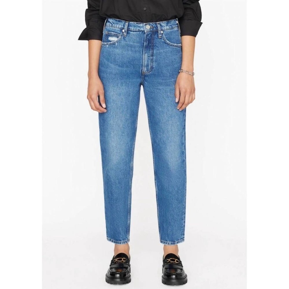 FRAME Denim High N Tight Tapered Leg Jeans Size 26 Blue Wash‎ High Rise